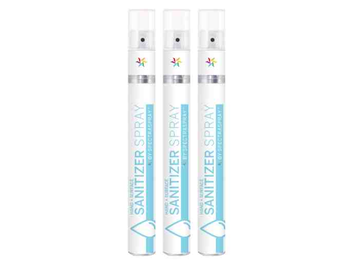 Jet Lag Oral Spray Kit + 3 Pack Sanitizer Set by SpectraSpray