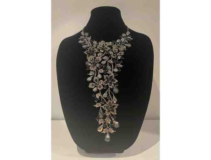 Christian Siriano Floral Statement Necklace - Photo 1