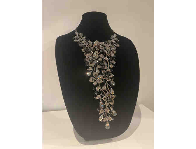 Christian Siriano Floral Statement Necklace