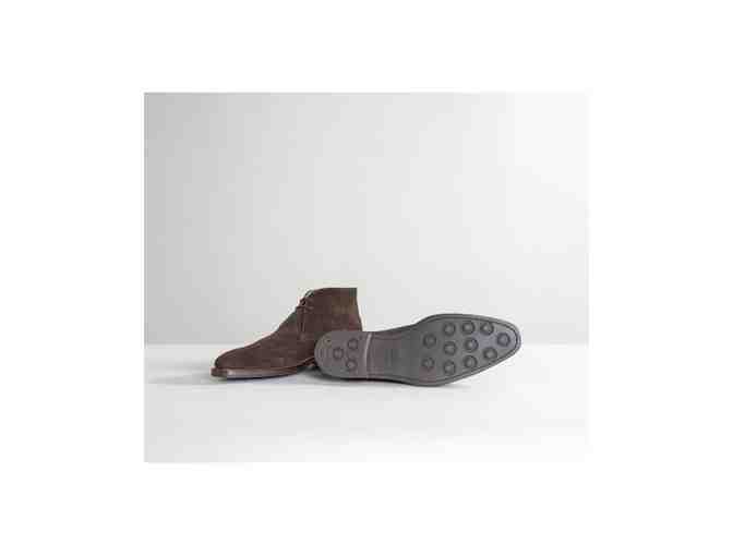 Crockett and Jones Men's Tetbury Dark Brown Suede Boots - Photo 2