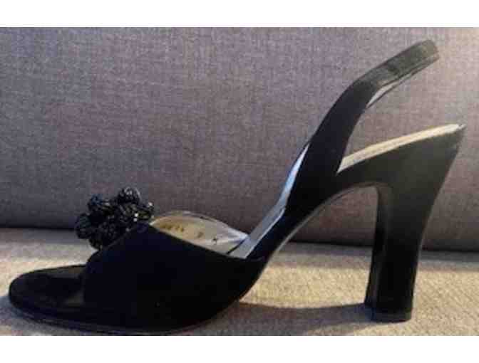 Charles Jourdan Women's Black Suede Evening Shoes - Photo 3