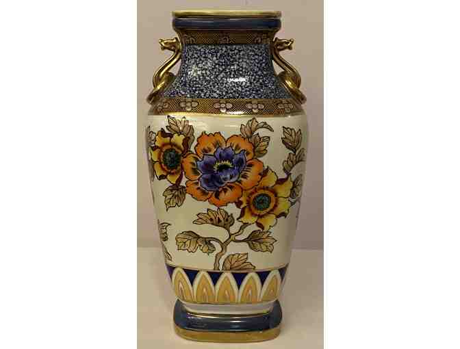 Antique Noritake Sunflower Vase - Photo 1