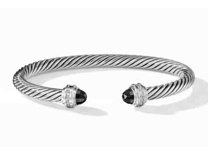 David Yurman 5mm Signature Cable Bracelet in Black Onyx