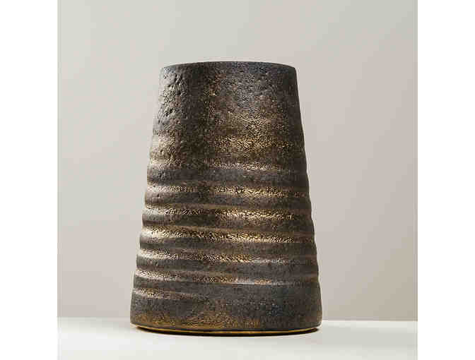 Kathy Erteman Bronze Cone Vase