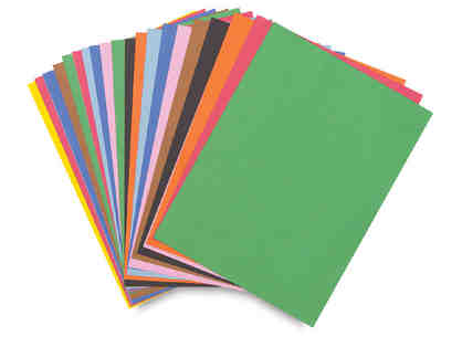 Multi-Color Construction Paper Packs for Farragut Art Room