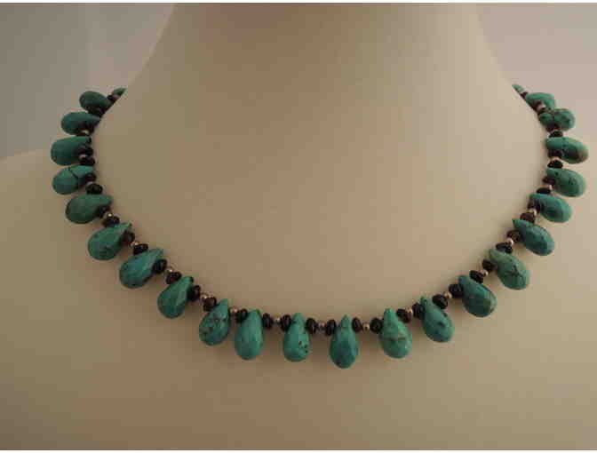 Turquoise and Garnet Necklace