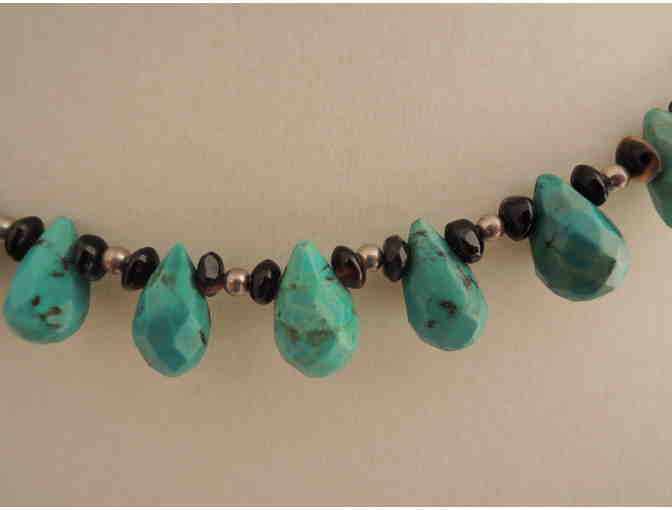 Turquoise and Garnet Necklace