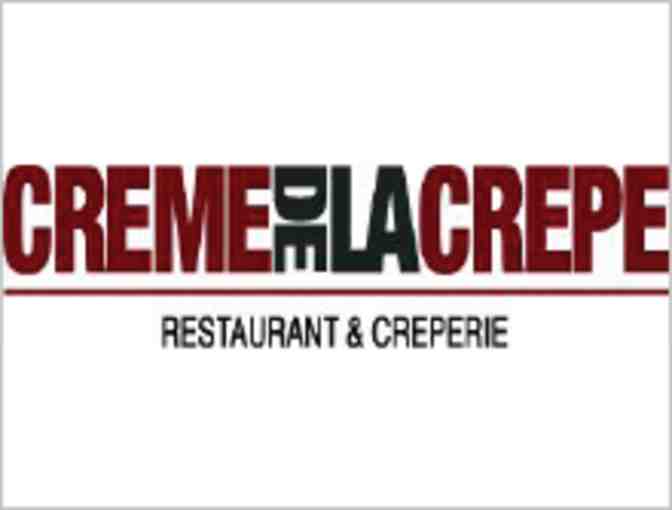 $20 Gift Certificate to Creme De La Crepe