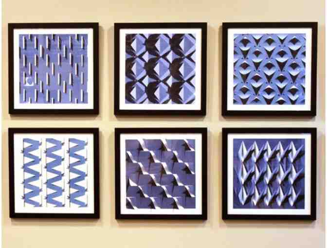 'Shadow Patterns' Set of 6 Glicee Prints by Melinda Keough