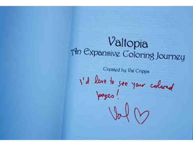 Valtopia: An Expansive Coloring Journey - Autographed