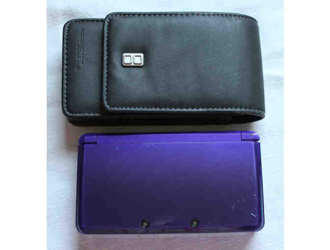 Nintendo 3DS - Purple + Case