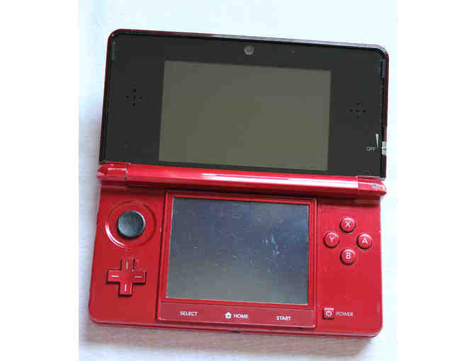 Nintendo 3DS - Red + Pink Case