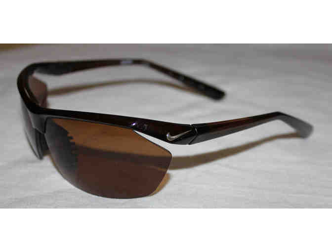 Nike Tailwind EV0752 200 Polarized Brown Sport Sunglasses