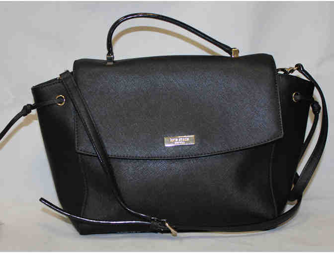Kate Spade Handbag with Side Ties - Black + Bonus