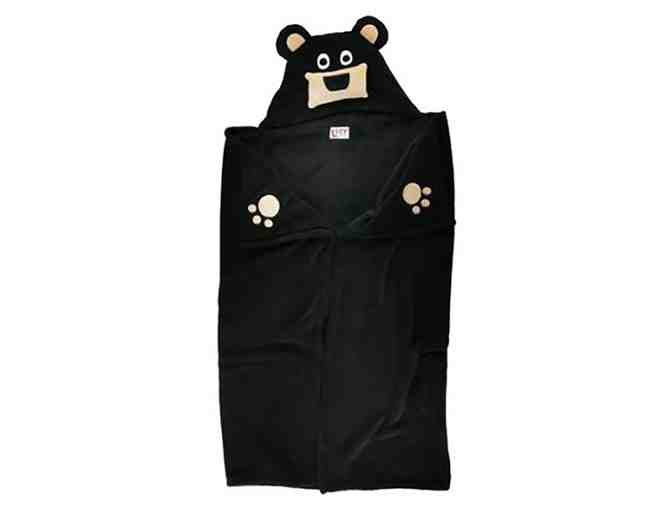 Lazy One Kids Critter Hooded Blanket (Bear) - NEW Without Tag
