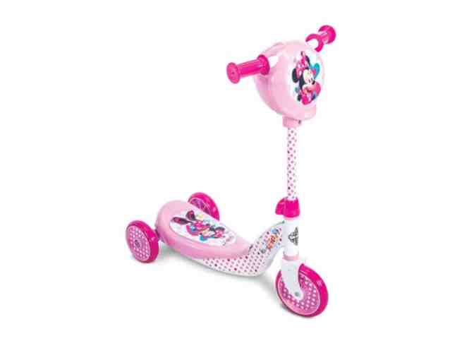 Disney Junior Minnie Mouse Secret Storage 3 Wheel Scooter by Huffy - NEW