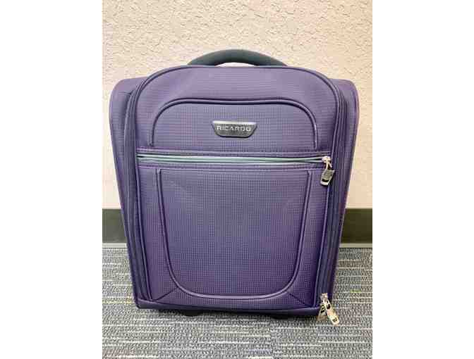 Ricardo Soft Side Under Seat 2 Wheel Suitcase - 17x13x8 - Purple
