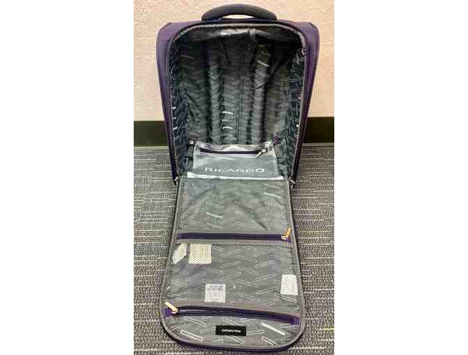 Ricardo Soft Side Under Seat 2 Wheel Suitcase - 17x13x8 - Purple