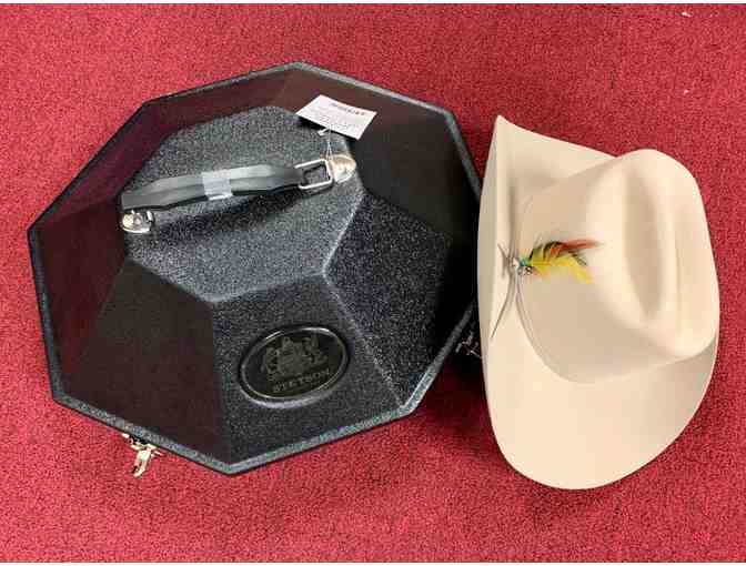 Stetson Rancher - (6X) Fur Felt Cowboy Hat With Hat Case - Size 7 1/2 Regular - NEW