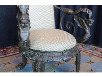 Decorated Bronze Chair