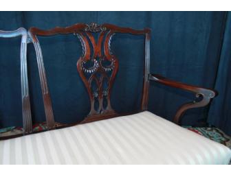 Chippendale Double Chair Back Settee