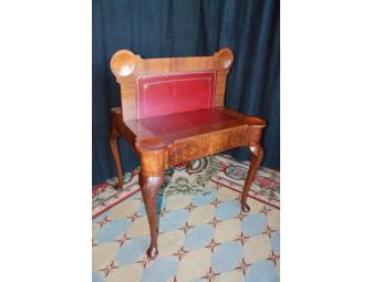 Burl Walnut Game Table