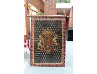 Black and Gold Lacquered Coat of Arms