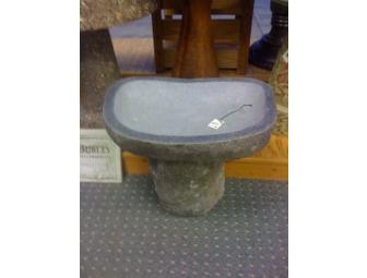 Granite and Boulder Birdbath