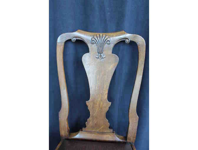 Queen Anne Oak Side Chairs