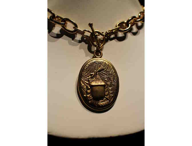Ellie Necklace with Acorn Pendant