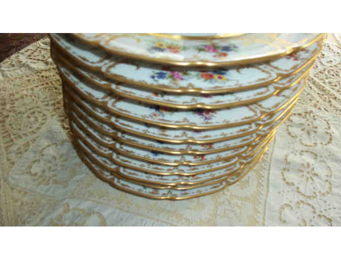 Set of 12 Limoges Dinner Plates