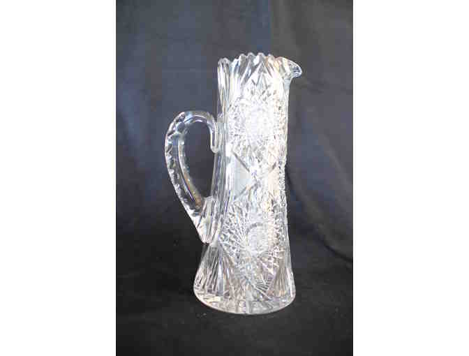 Cut Glass Pitcher- Brilliant Period