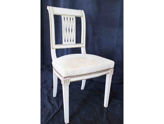 Nine Painted Dining Chairs