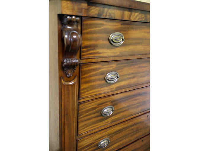 Mahogany Chest with Graduated Drawers