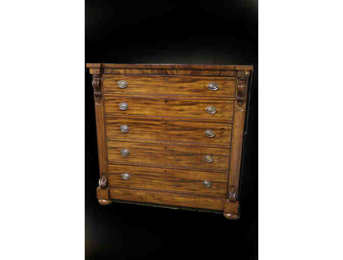 Mahogany Chest with Graduated Drawers