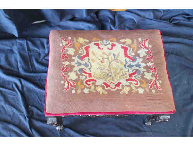 Needlepoint Tapestry Stool