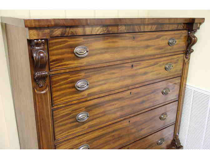 Mahogany Chest with Graduated Drawers