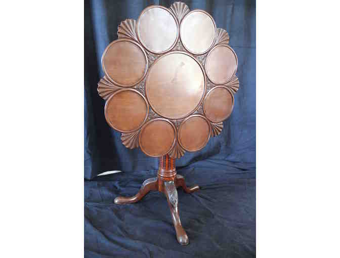 Irish Chippendale Mahogany Tripod Table