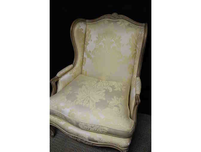 Louis XV Style Wing Back Armchair