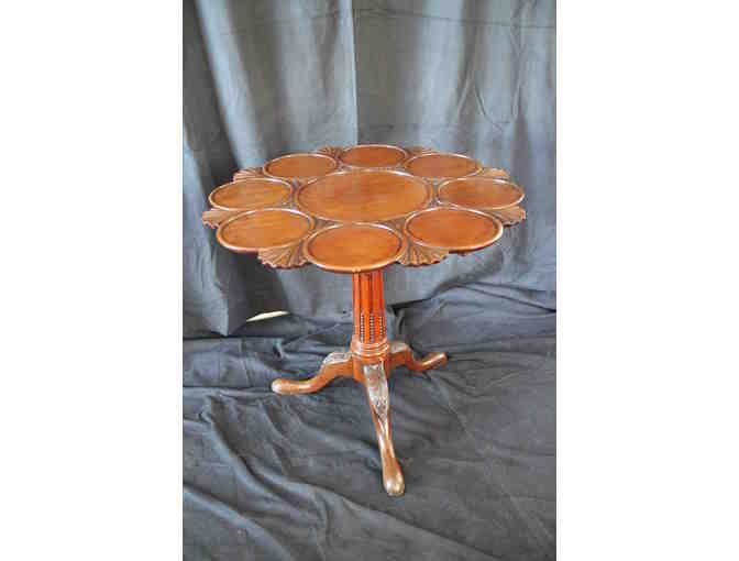 Irish Chippendale Mahogany Tripod Table