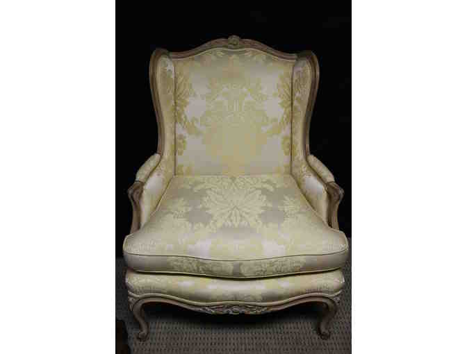 Louis XV Style Wing Back Armchair