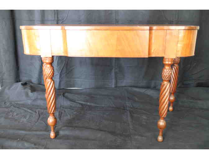 American Sheraton Mahogany Console Table