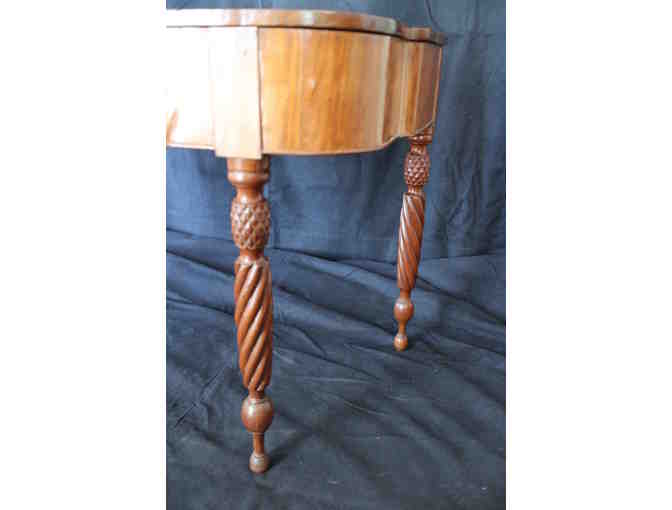 American Sheraton Mahogany Console Table