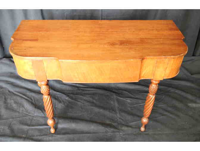 American Sheraton Mahogany Console Table