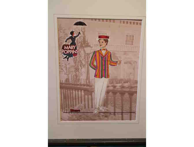 Costume Renderings- Bert and Mary Poppins in Jolly Holiday