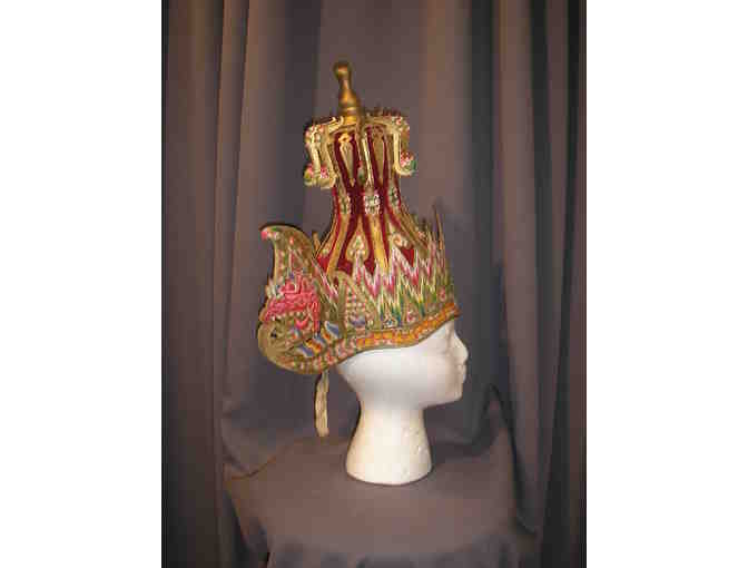Vintage Indonesian Hindu Ramayana Epic Headdresses and Costume Pieces