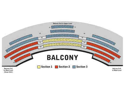 Package 8: Tickets in Section II, Seats BB18 and BB16