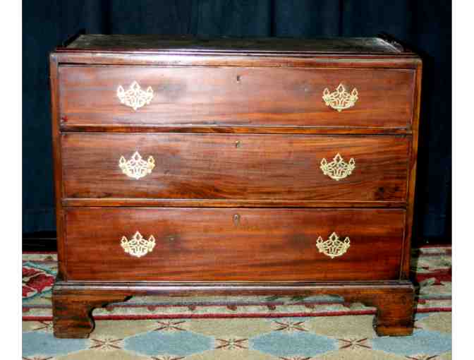 Chippendale Style Mahogany Chest on Chest