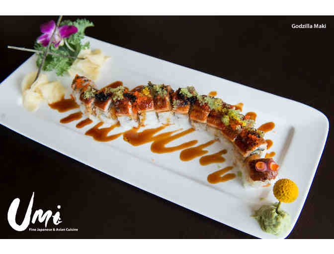 Umi Fine Japanese & Asian Cuisine Gift Certificate