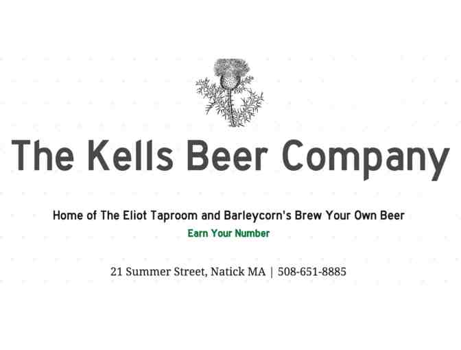 Brew Beer with the Circle of Foam at the Kells Beer Company of Natick!